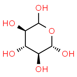 ChemSpider 2D Image | (3R,4R,5S,6S)-Tetrahydro-2H-pyran-2,3,4,5,6-pentol (non-preferred name) | C5H10O6