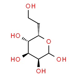 ChemSpider 2D Image | (5S)-5-(2-Hydroxyethyl)-D-lyxopyranose | C7H14O6