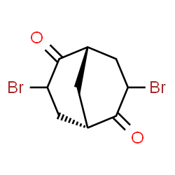 ChemSpider 2D Image | (1S,5S)-3,7-Dibromobicyclo[3.3.1]nonane-2,6-dione | C9H10Br2O2