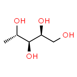 ChemSpider 2D Image | 5-Deoxy-L-arabinitol | C5H12O4