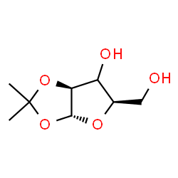 ChemSpider 2D Image | (3xi)-1,2-O-Isopropylidene-alpha-D-threo-pentofuranose | C8H14O5