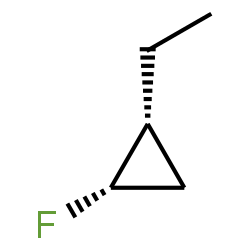 ChemSpider 2D Image | (1R,2S)-1-Ethyl-2-fluorocyclopropane | C5H9F