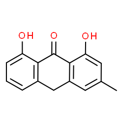 ChemSpider 2D Image | CHRYSAROBIN | C15H12O3