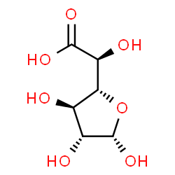 ChemSpider 2D Image | alpha-D-Galactofuranuronic acid | C6H10O7