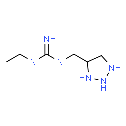 ChemSpider 2D Image | 1-Ethyl-3-(1,2,3-triazolidin-4-ylmethyl)guanidine | C6H16N6