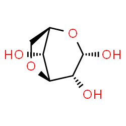 ChemSpider 2D Image | 3,6-Anhydro-alpha-D-glucopyranose | C6H10O5