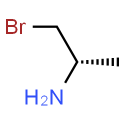 ChemSpider 2D Image | (2S)-1-Bromo-2-propanamine | C3H8BrN