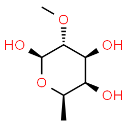 ChemSpider 2D Image | 6-Deoxy-2-O-methyl-beta-D-galactopyranose | C7H14O5