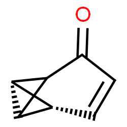 ChemSpider 2D Image | (1R,6s,7S)-Tricyclo[4.1.0.0~2,7~]hept-4-en-3-one | C7H6O