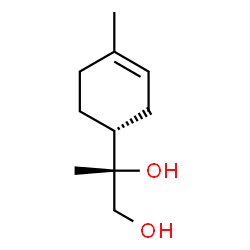 ChemSpider 2D Image | (2S)-2-[(1R)-4-Methyl-3-cyclohexen-1-yl]-1,2-propanediol | C10H18O2