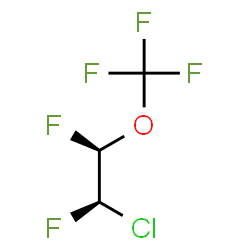 ChemSpider 2D Image | (1R,2R)-1-Chloro-1,2-difluoro-2-(trifluoromethoxy)ethane | C3H2ClF5O