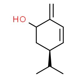 ChemSpider 2D Image | (5R)-5-Isopropyl-2-methylene-3-cyclohexen-1-ol | C10H16O
