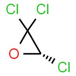 ChemSpider 2D Image | (3S)-2,2,3-Trichlorooxirane | C2HCl3O