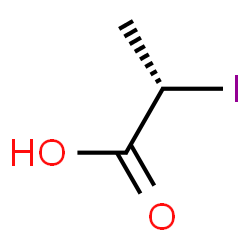 ChemSpider 2D Image | (2S)-2-Iodopropanoic acid | C3H5IO2