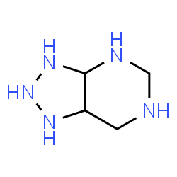 ChemSpider 2D Image | Octahydro-1H-[1,2,3]triazolo[4,5-d]pyrimidine | C4H11N5