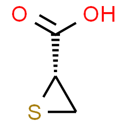 ChemSpider 2D Image | (2R)-2-Thiiranecarboxylic acid | C3H4O2S