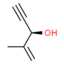 ChemSpider 2D Image | (3S)-2-Methyl-1-penten-4-yn-3-ol | C6H8O