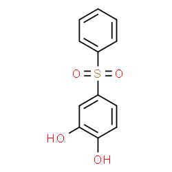 ChemSpider 2D Image | 4-Phenylsulfonylpyrocatechol | C12H10O4S