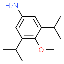 ChemSpider 2D Image | 3,5-Diisopropyl-4-methoxyaniline | C13H21NO