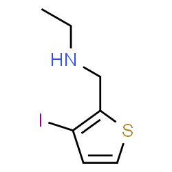 ChemSpider 2D Image | N-[(3-Iodo-2-thienyl)methyl]ethanamine | C7H10INS