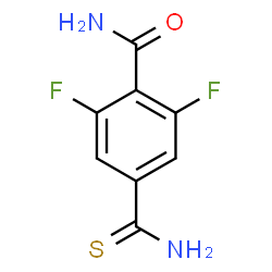 ChemSpider 2D Image | 4-Carbamothioyl-2,6-difluorobenzamide | C8H6F2N2OS