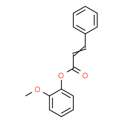 ChemSpider 2D Image | 2-Methoxyphenyl 3-phenylacrylate | C16H14O3