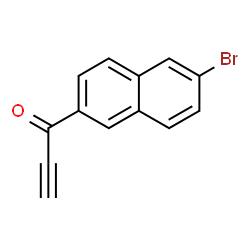 ChemSpider 2D Image | 1-(6-Bromo-2-naphthyl)-2-propyn-1-one | C13H7BrO