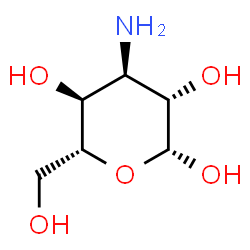 ChemSpider 2D Image | 3-Amino-3-deoxy-beta-D-altropyranose | C6H13NO5