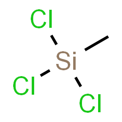 ChemSpider 2D Image | Methyltrichlorosilane | CH3Cl3Si
