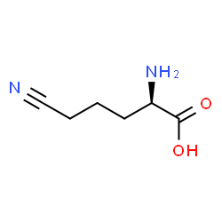 ChemSpider 2D Image | 6-Nitrilo-D-norleucine | C6H10N2O2