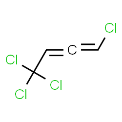 ChemSpider 2D Image | 1,4,4,4-Tetrachloro-1,2-butadiene | C4H2Cl4