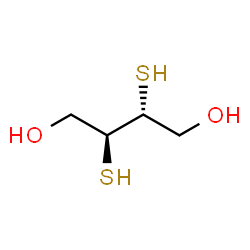 ChemSpider 2D Image | (2R,3S)-2,3-Disulfanyl-1,4-butanediol | C4H10O2S2