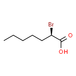 ChemSpider 2D Image | (2R)-2-Bromoheptanoic acid | C7H13BrO2