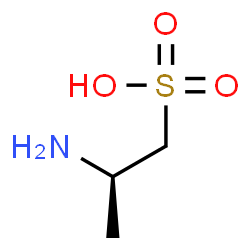 ChemSpider 2D Image | (2R)-2-Amino-1-propanesulfonic acid | C3H9NO3S