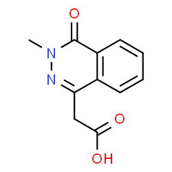 ChemSpider 2D Image | (3-Methyl-4-oxo-3,4-dihydro-1-phthalazinyl)acetic acid | C11H10N2O3