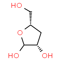 ChemSpider 2D Image | 3-Deoxy-D-threo-pentofuranose | C5H10O4