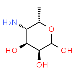 ChemSpider 2D Image | 4-Amino-4,6-dideoxy-L-gulopyranose | C6H13NO4