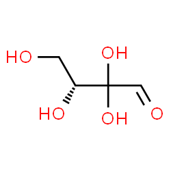 ChemSpider 2D Image | (3R)-2,2,3,4-Tetrahydroxybutanal | C4H8O5