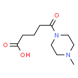 ChemSpider 2D Image | 5-(4-Methyl-1-piperazinyl)-5-oxopentanoic acid | C10H18N2O3