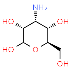 ChemSpider 2D Image | 3-Amino-3-deoxy-D-allopyranose | C6H13NO5