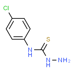 ChemSpider 2D Image | 3-amino-1-(4-chlorophenyl)thiourea | C7H8ClN3S