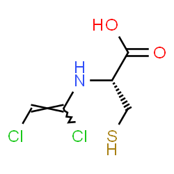 ChemSpider 2D Image | N-[(Z)-1,2-Dichlorovinyl]-L-cysteine | C5H7Cl2NO2S