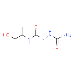 ChemSpider 2D Image | N-(1-Hydroxy-2-propanyl)-1,2-hydrazinedicarboxamide | C5H12N4O3