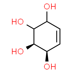 ChemSpider 2D Image | (1R,2R)-5-Cyclohexene-1,2,3,4-tetrol | C6H10O4