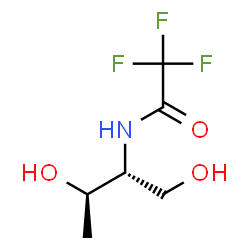 ChemSpider 2D Image | N-[(2R,3R)-1,3-Dihydroxy-2-butanyl]-2,2,2-trifluoroacetamide | C6H10F3NO3