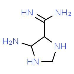 ChemSpider 2D Image | 5-Amino-4-imidazolidinecarboximidamide | C4H11N5