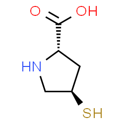 ChemSpider 2D Image | (4R)-4-Sulfanyl-L-proline | C5H9NO2S