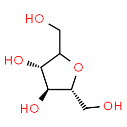 ChemSpider 2D Image | (2xi)-2,5-Anhydro-D-arabino-hexitol | C6H12O5