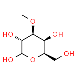 ChemSpider 2D Image | 3-O-Methyl-D-galactopyranose | C7H14O6