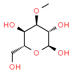 ChemSpider 2D Image | 3-O-Methyl-alpha-D-altropyranose | C7H14O6